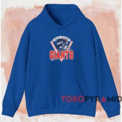 Vintage New York Giants Trench Shirt Blue Hoodie