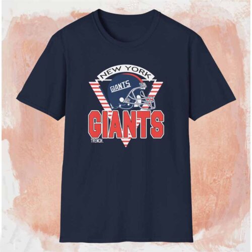 Vintage New York Giants Trench Shirt Navy T shirt