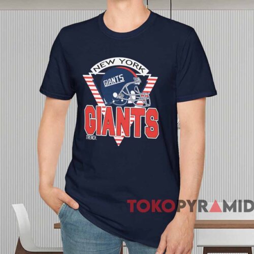 Vintage New York Giants Trench Shirt Navy T shirt