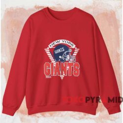 Vintage New York Giants Trench Shirt Red Sweatshirt