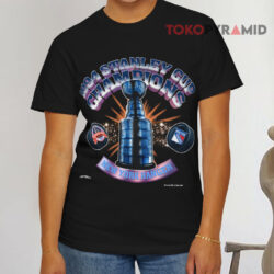 Vintage New York Rangers 94 Stanley Cup Champs Nutmeg Black T shirt