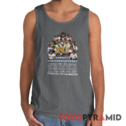 Vintage New York Yankees 120 Years Anniversary T shirt 1901 2021 Signature Tank Top