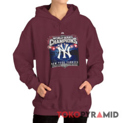 Vintage New York Yankees 2009 World Series Tee Champions Hoodie