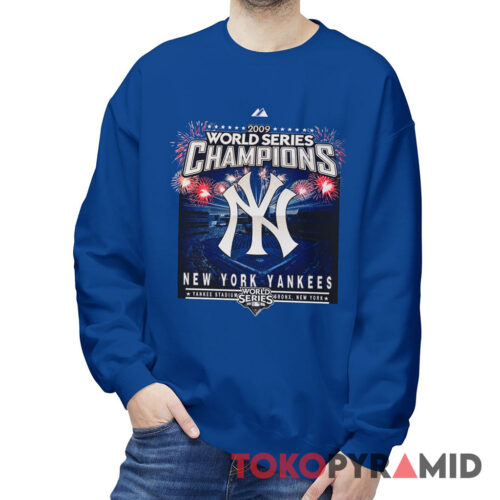 Vintage New York Yankees 2009 World Series Tee Champions Sweatshirt