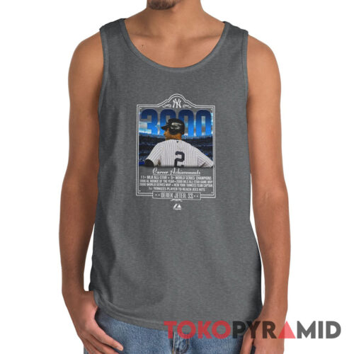 Vintage New York Yankees Derek Jeter Tee 3000 Hits 90s MLB Tank Top