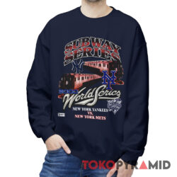 Vintage New York Yankees Vs Mets 2000 Subway Series Tee World Series MLB Sweatshirt