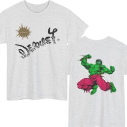 Vintage Nexus7 Marvel Hulk Shirt 2 Sided