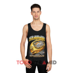 Vintage NFL Denver Broncos Super Bowl Ring Shirt 2 Vintage Nfl Denver Broncos Super Bowl Ring Black Tank Top