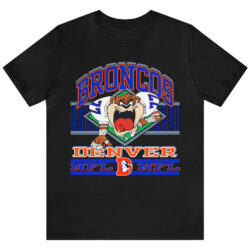 Vintage NFL Denver Broncos Taz Shirt 5 Vintage Nfl Denver Broncos Taz Shirt New