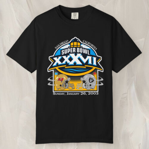 Vintage Nfl Oakland Raiders Tampa Bay 2003 Super Bowl Xxxvii T shirt