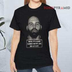 Vintage Nick Gage Hardcore King T shirt Front