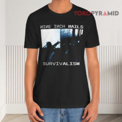 Vintage Nin Nine Inch Nails Survivalism Tour Black T shirt