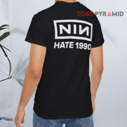 Vintage Nine Inch Nails Hate 1990 Shirt 2 Vintage Nine Inch Nails Hate 1990 T shirt Back
