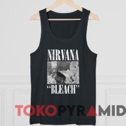 Vintage Nirvana Bleach Album T-shirt 4 Vintage Nirvana Bleach Album T shirt Black TankTop