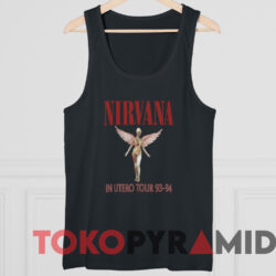 Vintage Nirvana In Utero 93-94 T-shirt 4 Vintage Nirvana In Utero 93 94 T shirt Black TankTop