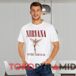 Vintage Nirvana In Utero 93 94 T shirt White T shirt