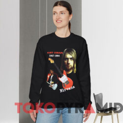 Vintage Nirvana Kurt Cobain 1967-1994 T-shirt 2 Vintage Nirvana Kurt Cobain 1967 1994 T shirt Black Sweatshirt