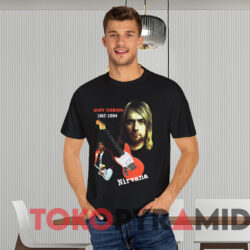 Vintage Nirvana Kurt Cobain 1967-1994 T-shirt 1 Vintage Nirvana Kurt Cobain 1967 1994 T shirt Black T shirt