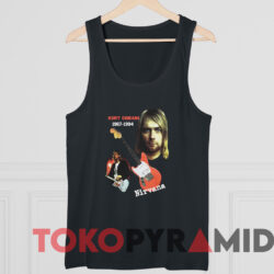 Vintage Nirvana Kurt Cobain 1967-1994 T-shirt 4 Vintage Nirvana Kurt Cobain 1967 1994 T shirt Black TankTop