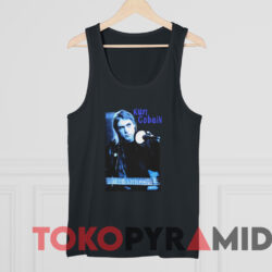 Vintage Nirvana Kurt Cobain At Hilversum Studios T shirt Black TankTop