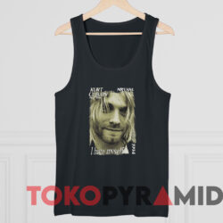 Vintage Nirvana Kurt Cobain I Hate Myself T shirt Black TankTop