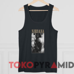 Vintage Nirvana Kurt Cobain Pukkelpop Festival 1991 T-shirt 4 Vintage Nirvana Kurt Cobain Pukkelpop Festival 1991 T shirt Black TankTop