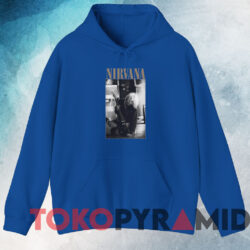 Vintage Nirvana Kurt Cobain Pukkelpop Festival 1991 T-shirt 3 Vintage Nirvana Kurt Cobain Pukkelpop Festival 1991 T shirt Blue Hoodie