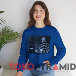 Vintage Nirvana Kurt Cobain T-shirt 2 Vintage Nirvana Kurt Cobain T shirt Blue Sweatshirt