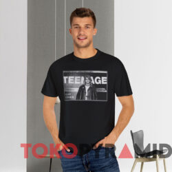 Vintage Nirvana Kurt Cobain Teenage T shirt Black T shirt
