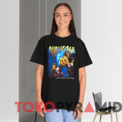 Vintage Nirvana Live Album Out Now T shirt Black T shirt
