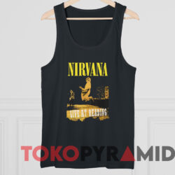 Vintage Nirvana Live At Reading T-Shirt 4 Vintage Nirvana Live At Reading T shirt Black TankTop