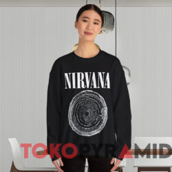 Vintage Nirvana Vestibule Circles Of Hell Double sided T shirt Black Sweatshirt
