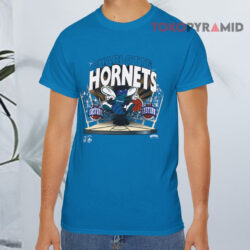 Vintage Nutmeg Charlotte Hornets Nba Eastern Blue T shirt
