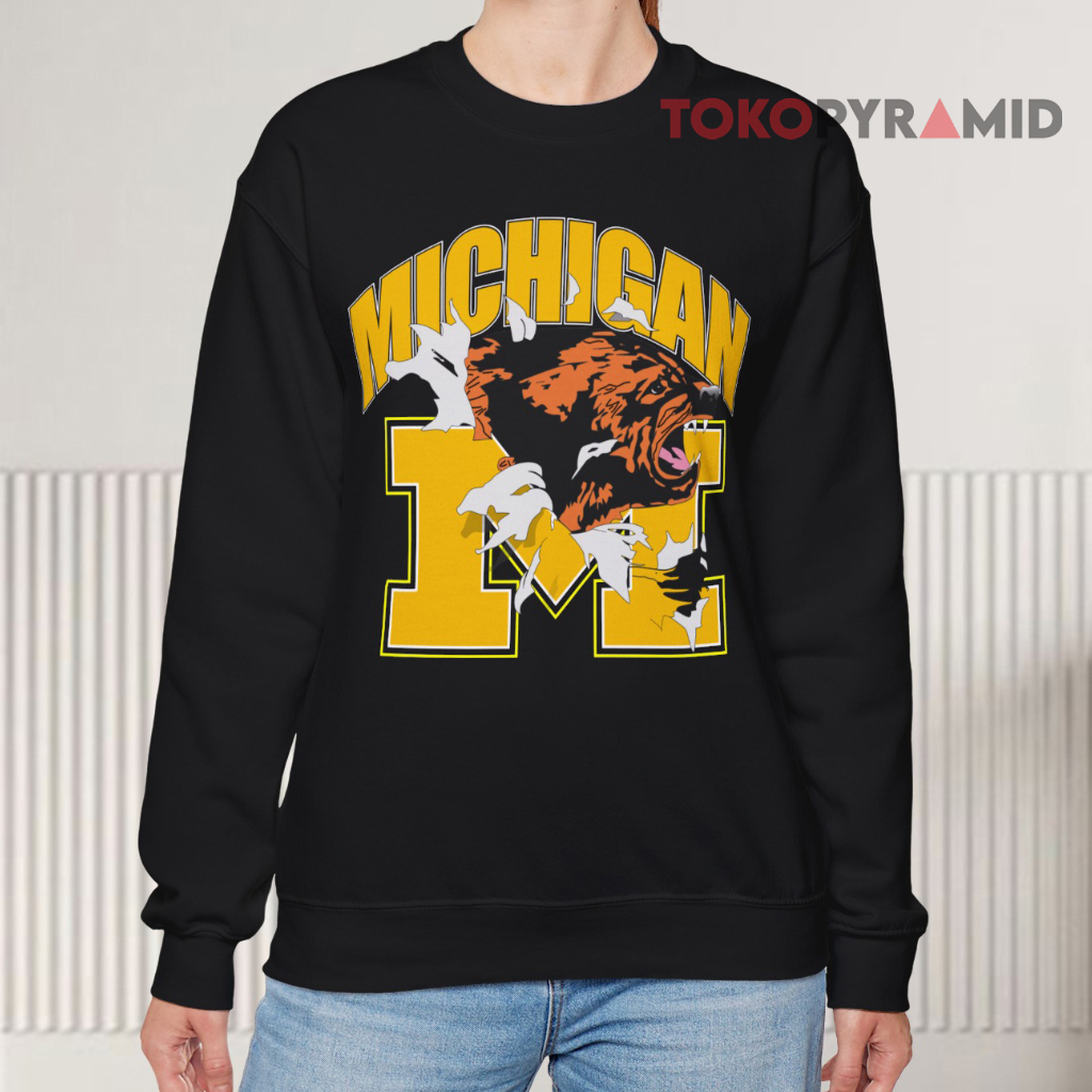Vintage Nutmeg Michigan Wolverines Sweatshirt Vintage Nutmeg Michigan Wolverines Sweatshirt