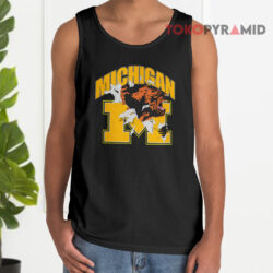 Vintage Nutmeg Michigan Wolverines Shirt 2 Vintage Nutmeg Michigan Wolverines Tank Top