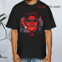 Vintage Nwo Sting Wcw Wolfpack 1998 Black T shirt