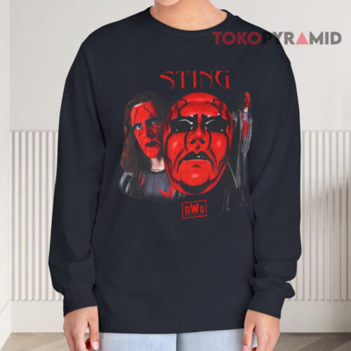 Vintage Nwo Sting Wcw Wolfpack 1998 Long sleeved Vintage Nwo Sting Wcw Wolfpack 1998 Long sleeved