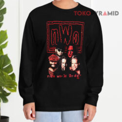 Vintage Nwo Wcw 1998 Sting Nash Macho Man New World Order Long sleeved