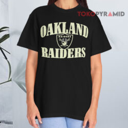 Vintage Oakland Raiders Big Logo Black T shirt