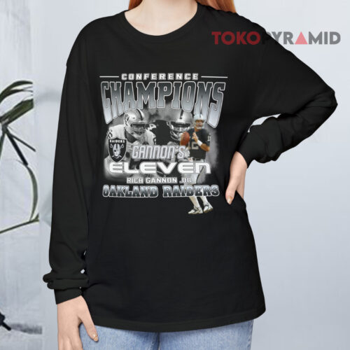 Vintage Oakland Raiders Rich Gannon Conference Champions Long sleeved