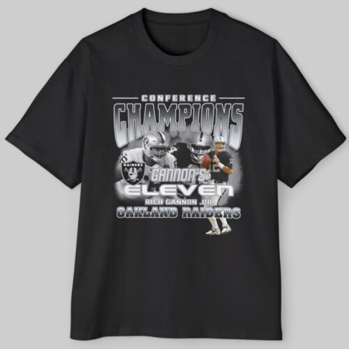 Vintage Oakland Raiders Rich Gannon Conference Champions T shirt