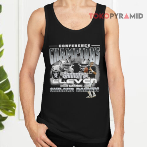 Vintage Oakland Raiders Rich Gannon Conference Champions Tank Top