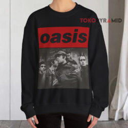 Vintage Oasis British Rock Band Tees Punk Sweatshirt