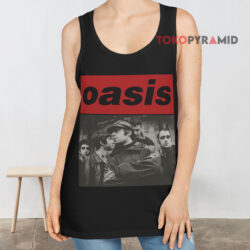 Vintage Oasis British Rock Band Tees Punk Tank Top