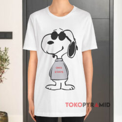Vintage Ohio State Buckeyes Osu Snoopy White T shirt