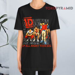 Vintage One Direction Up All Night Tour 2012 Shirt 1 Vintage One Direction Up All Night Tour 2012 Black T shirt