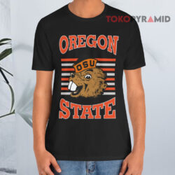 Vintage Oregon State University Beavers Black T shirt