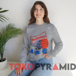 Vintage Orlando Magic Budweiser Basketball T-shirt 2 Vintage Orlando Magic Budweiser Basketball T shirt Grey Sweatshirt