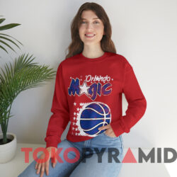 Vintage Orlando Magic Logo Basketball T shirt Red Sweatshirt