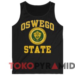 Vintage Oswego State Lakers 1861 Tee Black TankTop